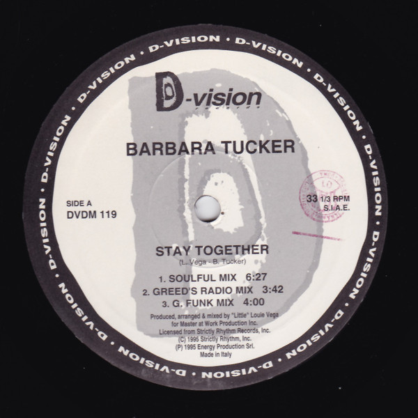 Barbara Tucker - Stay Together | D:vision Records (DVDM 119) - 3 Barbara Tucker - Stay Together | D:vision Records (DVDM 119) - 3