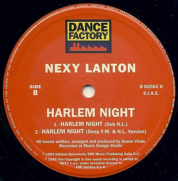 Nexy Lanton - Harlem Night | Dance Factory (8 82562 6) - 3 Nexy Lanton - Harlem Night | Dance Factory (8 82562 6) - 3