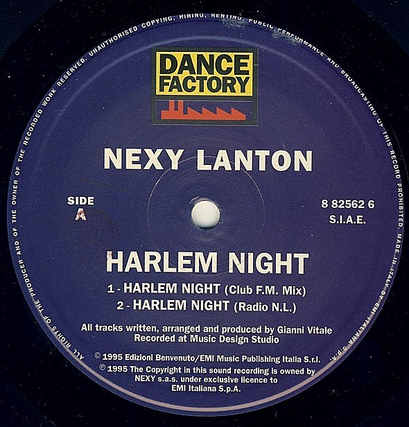 Nexy Lanton - Harlem Night | Dance Factory (8 82562 6) - 2 Nexy Lanton - Harlem Night | Dance Factory (8 82562 6) - 2