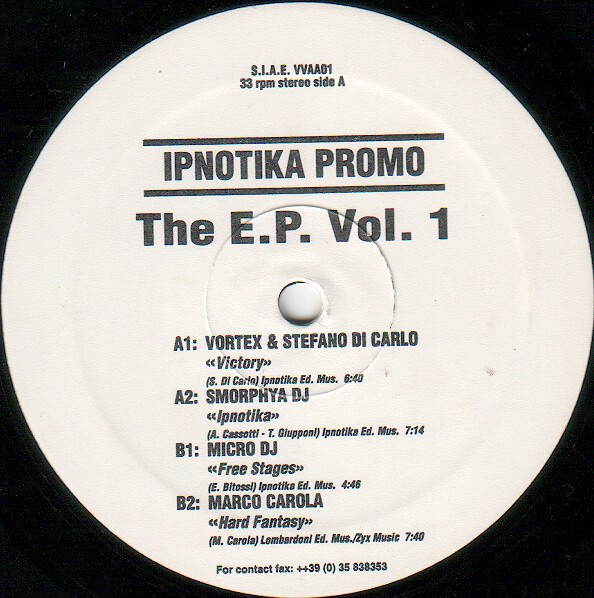Various - Ipnotika Promo The E.P. Vol. 1 | Ipnotika (VVAA 01)