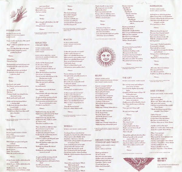 Lone Justice - Shelter | Geffen Records (WX 73) - 6