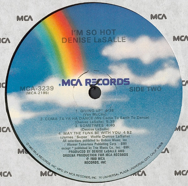 Denise LaSalle - I'm So Hot | MCA Records (MCA-3239) - 4 Denise LaSalle - I'm So Hot | MCA Records (MCA-3239) - 4