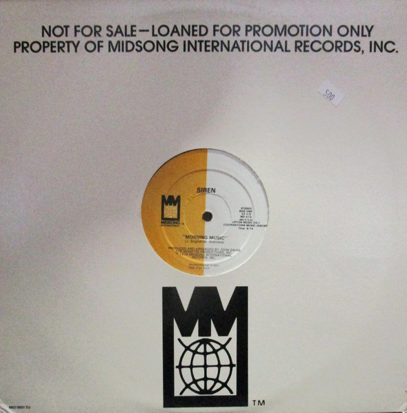 Siren - Morning Music / Open Up For Love | Midsong International (MD 513) - 3