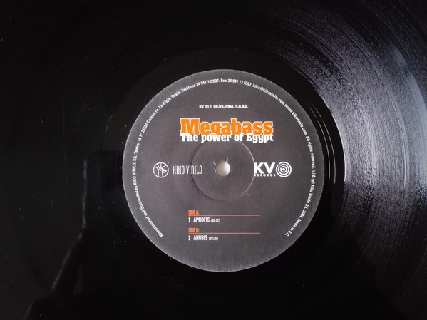Megabass - The Power Of Egypt | KV Records (KV 012) - main