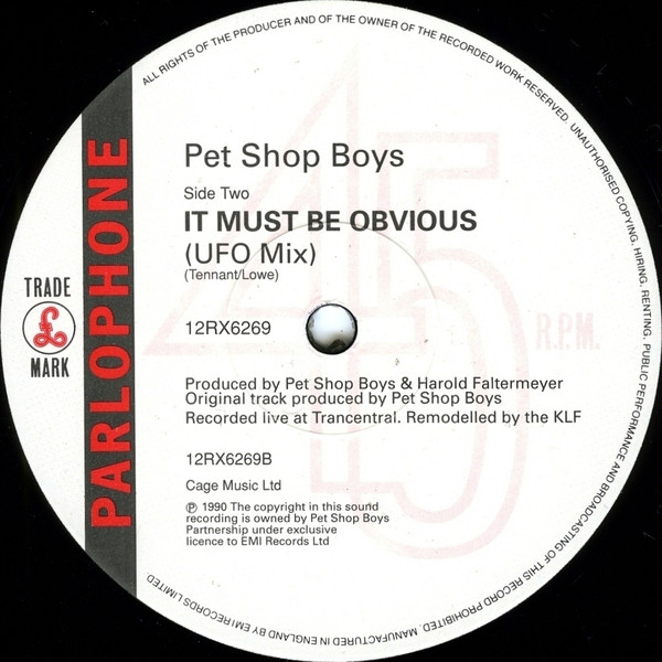 Pet Shop Boys - So Hard (The KLF Vs Pet Shop Boys) | Parlophone (12rx 6269) - 4