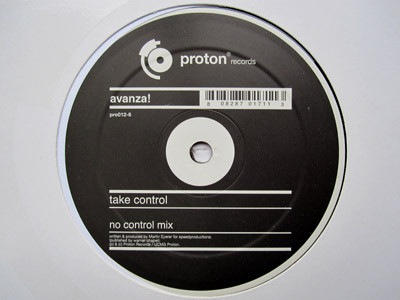 Avanza! - Take Control | Proton Records (pro012-6) - main