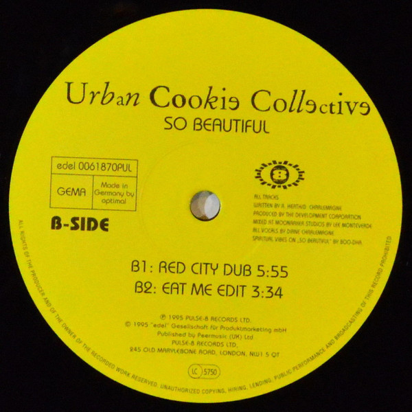 Urban Cookie Collective - So Beautiful | Pulse-8 Records (0061870 PUL) - 3 Urban Cookie Collective - So Beautiful | Pulse-8 Records (0061870 PUL) - 3