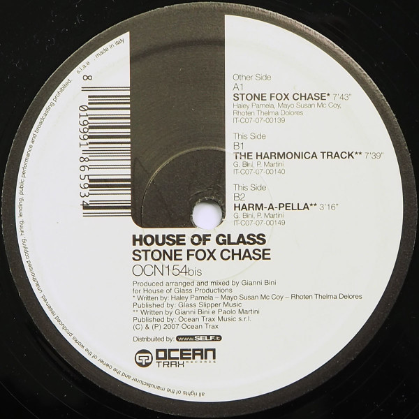 House Of Glass - Stone Fox Chase | Ocean Trax (OCN 154 BIS) - 2