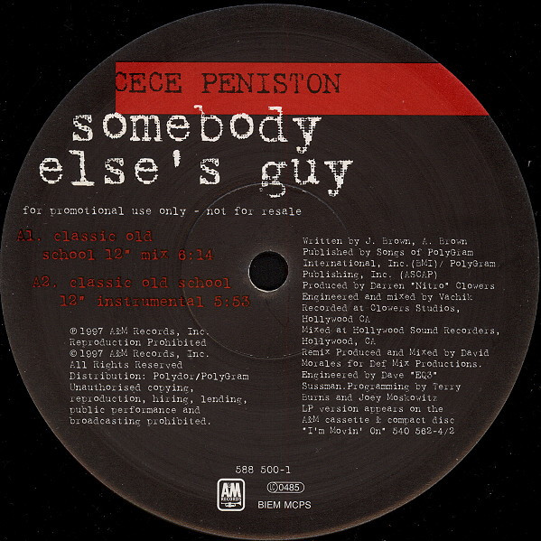 Ce Ce Peniston - Somebody Else's Guy | AM:PM (588 500-1) - 2 Ce Ce Peniston - Somebody Else's Guy | AM:PM (588 500-1) - 2