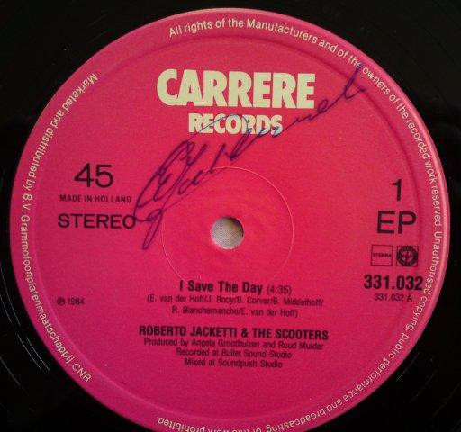 Roberto Jacketti & The Scooters - I Save The Day | Carrere (331.032) - 3