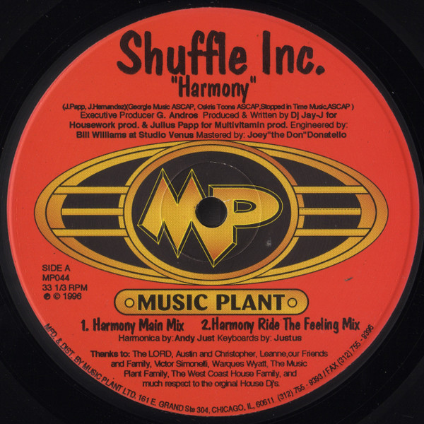 Shuffle Inc. - Harmony / Funky Rhythm | Music Plant (MP044) - main