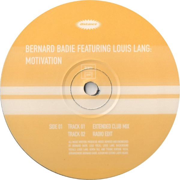 Bernard Badie Featuring Louis Lang - Motivation | Distance (Di0626) - 3 Bernard Badie Featuring Louis Lang - Motivation | Distance (Di0626) - 3