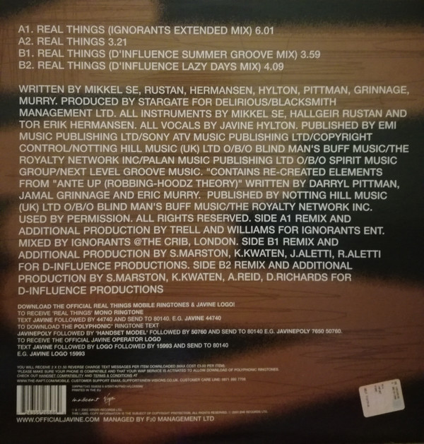 Javine - Real Things | Innocent (SINT 46) - 2 Javine - Real Things | Innocent (SINT 46) - 2