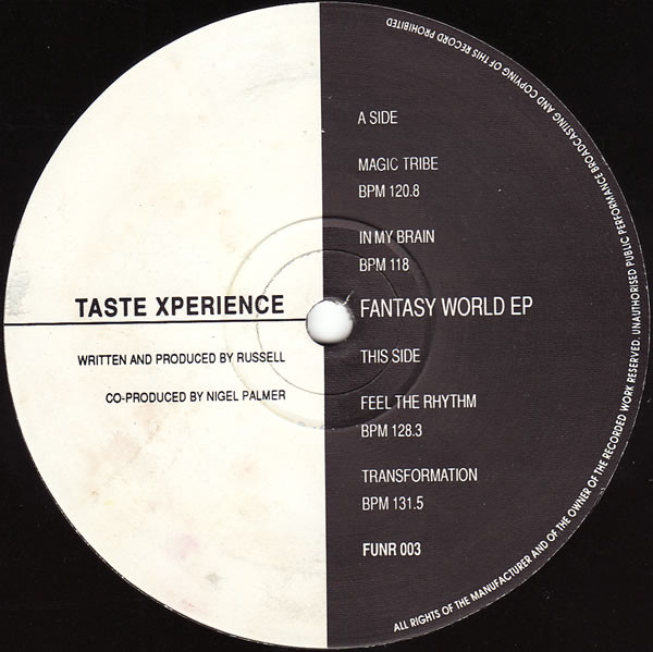 Tastexperience - Fantasy World EP | Funr Records (FUNR 003) - main