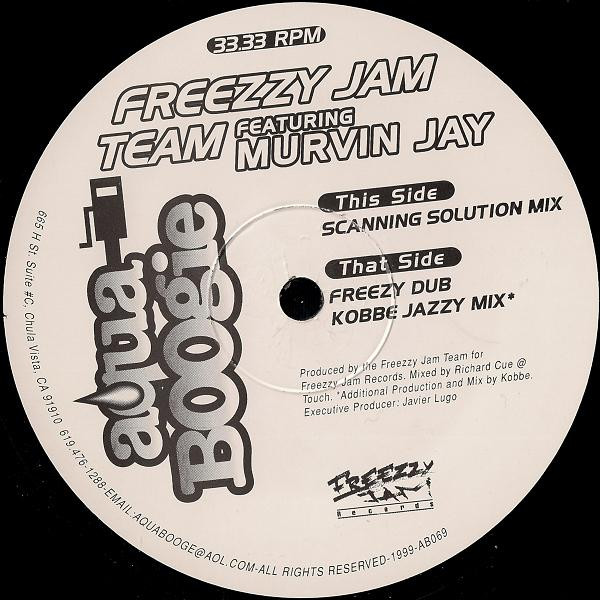 Freezzy Jam Team Featuring Murvin Jay - Le Dome | Aqua Boogie Records (AB069) - main Freezzy Jam Team Featuring Murvin Jay - Le Dome | Aqua Boogie Records (AB069) - main