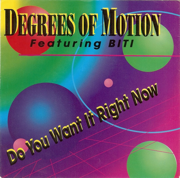 Degrees Of Motion Featuring Biti - Do You Want It Right Now | FFRR (869 717-1) - main Degrees Of Motion Featuring Biti - Do You Want It Right Now | FFRR (869 717-1) - main