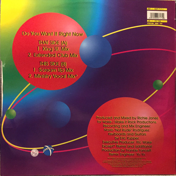 Degrees Of Motion Featuring Biti - Do You Want It Right Now | FFRR (869 717-1) - 2 Degrees Of Motion Featuring Biti - Do You Want It Right Now | FFRR (869 717-1) - 2