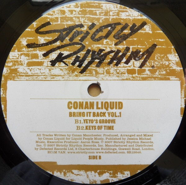Conan Liquid - Bring It Back Vol.1 | Strictly Rhythm (SR12646) - 3