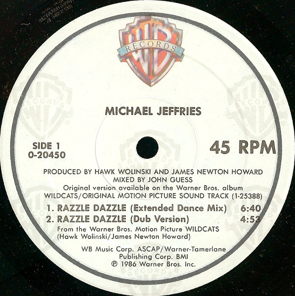 Michael Jeffries - Razzle Dazzle | Warner Bros. Records (0-20450) - 3