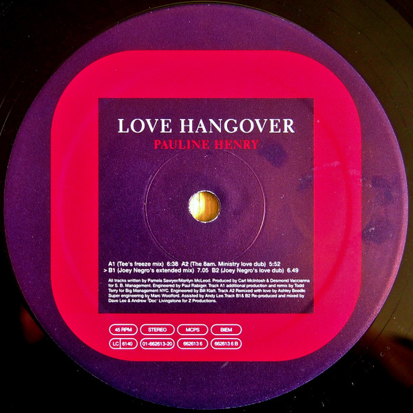 Pauline Henry - Love Hangover | Sony Soho Square (662613 6) - 3 Pauline Henry - Love Hangover | Sony Soho Square (662613 6) - 3