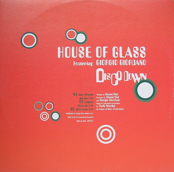 House Of Glass Featuring Giorgio Giordano - Disco Down | Ocean Trax (OCN 026) - main House Of Glass Featuring Giorgio Giordano - Disco Down | Ocean Trax (OCN 026) - main