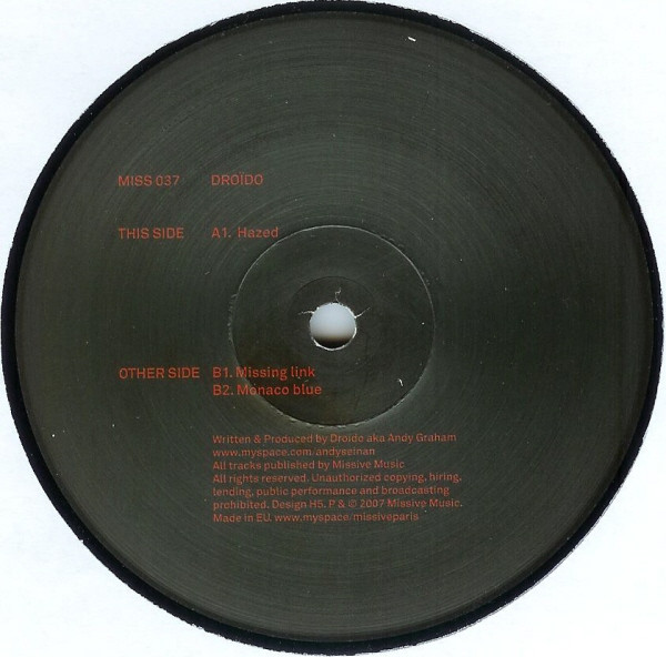 Droïdo - Hazed | Missive (MISS 037) - main