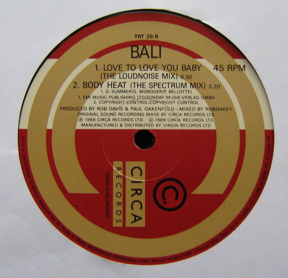 Bali - Love To Love You Baby | Circa (YRT 26) - 4
