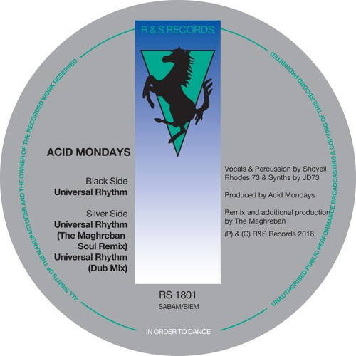 Acid Mondays - Universal Rhythm | R & S Records (RS 1801)