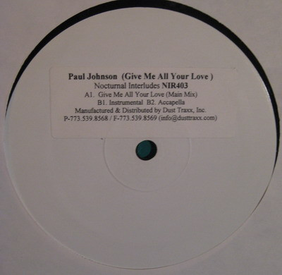 Paul Johnson - Give Me All Your Love | Nocturnal Interludes (NIR-403) - main Paul Johnson - Give Me All Your Love | Nocturnal Interludes (NIR-403) - main