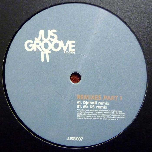 Djebali  &  Mr KS - Remixes Part 1 | Jus Groove It (JUSG007) - main
