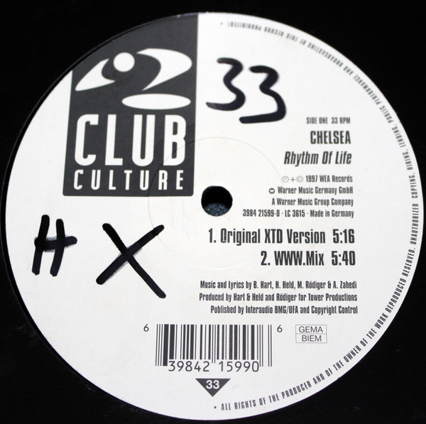 Chelsea - Rhythm Of Life | Club Culture (3984-21599-0) - main Chelsea - Rhythm Of Life | Club Culture (3984-21599-0) - main