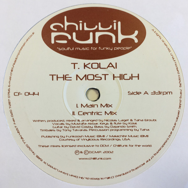T.Kolai - The Most High | Chillifunk Records (CF 044)