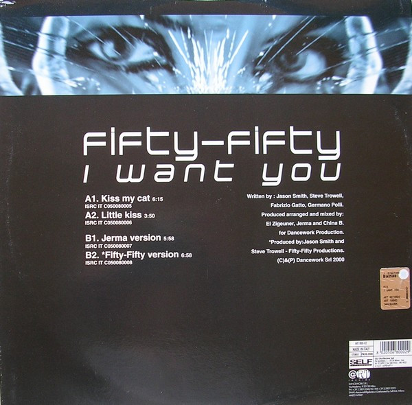 Fifty-Fifty - I Want You | Art Records (ART 800-02) - 2 Fifty-Fifty - I Want You | Art Records (ART 800-02) - 2