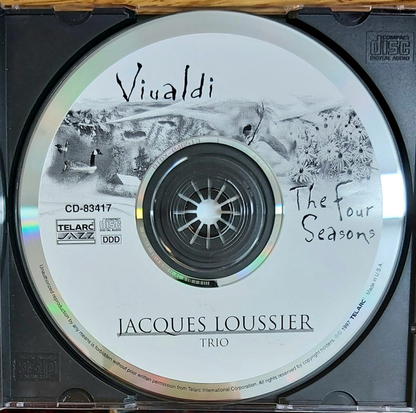 Jacques Loussier Trio - Vivaldi: The Four Seasons | Telarc Jazz (CD-83417) - 3