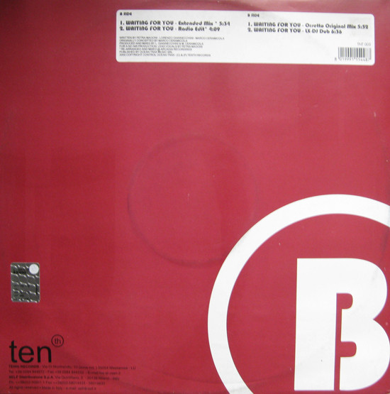 No-Air - Waiting For You | Tenth Records (TNT 005) - 2