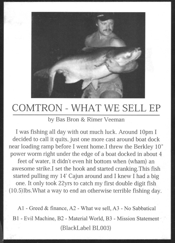 Comtron - What We Sell EP | Black Label (BL003) - 2 Comtron - What We Sell EP | Black Label (BL003) - 2
