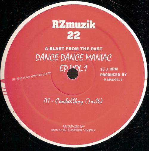 Dance Dance Maniac - EP Vol. 1 | RZ Records (RZ22)