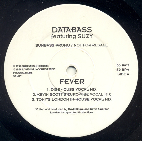 Databass Featuring Suzy - Fever | Sunbass Records (12 LIP 1) - main