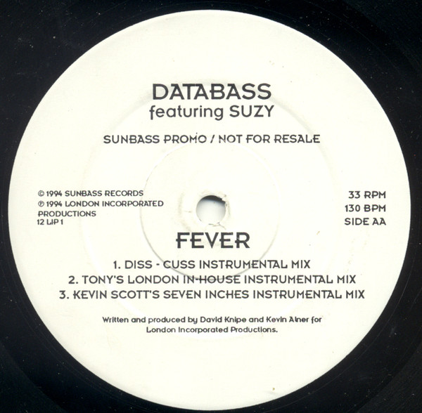 Databass Featuring Suzy - Fever | Sunbass Records (12 LIP 1) - 2