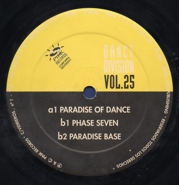 High Speed - Dance Division Vol. 25 | Pink Records (PK-088) - 2