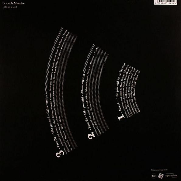 Scratch Massive - Like You Said | Chateaurouge (CR-018) - 2 Scratch Massive - Like You Said | Chateaurouge (CR-018) - 2