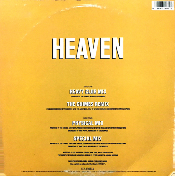 The Chimes - Heaven | Columbia (44 73171) - 2 The Chimes - Heaven | Columbia (44 73171) - 2