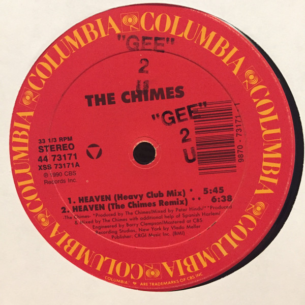 The Chimes - Heaven | Columbia (44 73171) - 3 The Chimes - Heaven | Columbia (44 73171) - 3