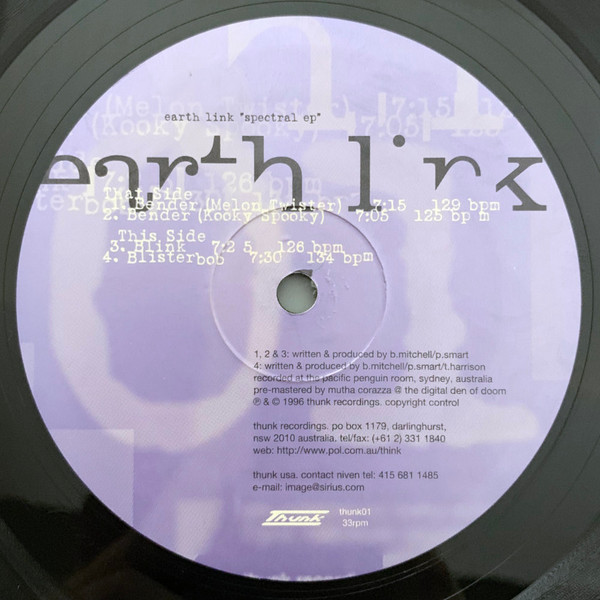 Earthlink - Spectral EP | Thunk (thunk01) - main Earthlink - Spectral EP | Thunk (thunk01) - main
