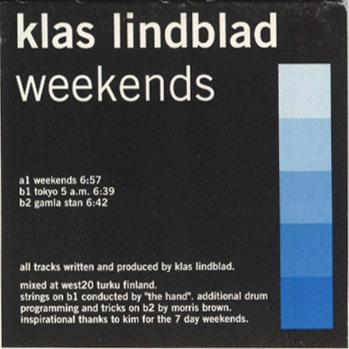 Klas Lindblad - Weekends | Neutonmusic (NEUM001) - main Klas Lindblad - Weekends | Neutonmusic (NEUM001) - main