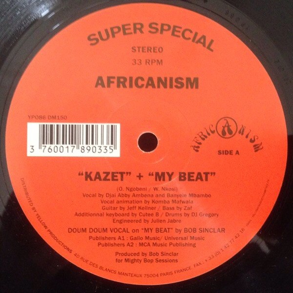 Africanism - Kazet / My Beat | Yellow Productions (YP 086)