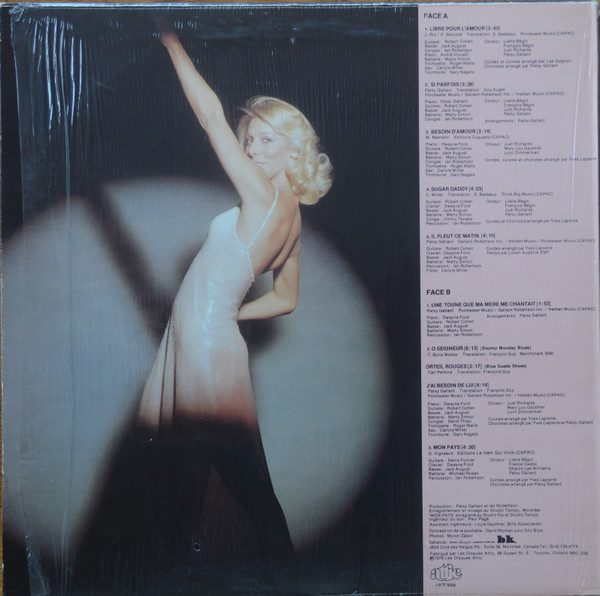 Patsy Gallant - Besoin D'Amour [Vinyl] | Attic (LATF 5000) - 2