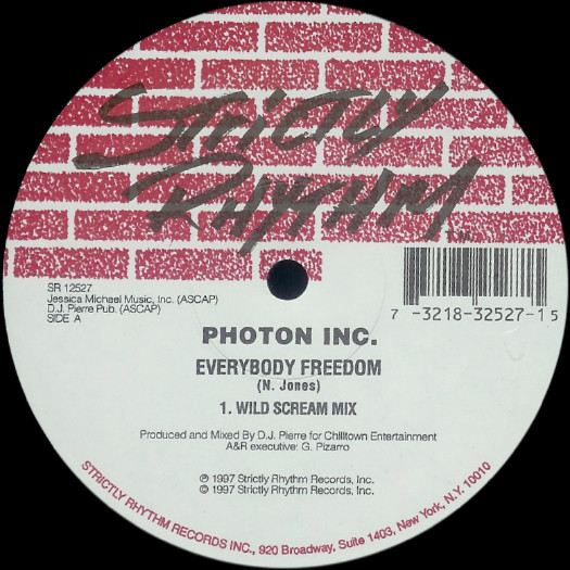 Photon Inc. - Everybody Freedom | Strictly Rhythm (SR 12527)