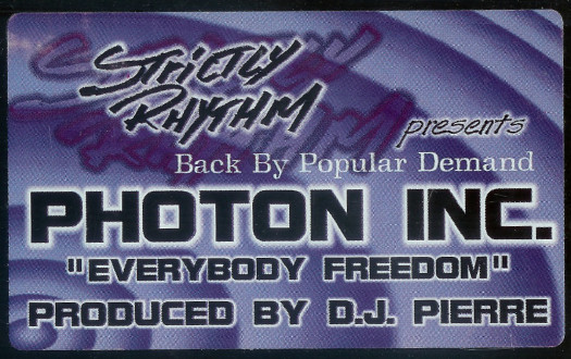 Photon Inc. - Everybody Freedom | Strictly Rhythm (SR 12527) - 3