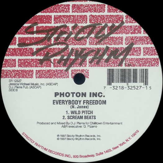 Photon Inc. - Everybody Freedom | Strictly Rhythm (SR 12527) - 2